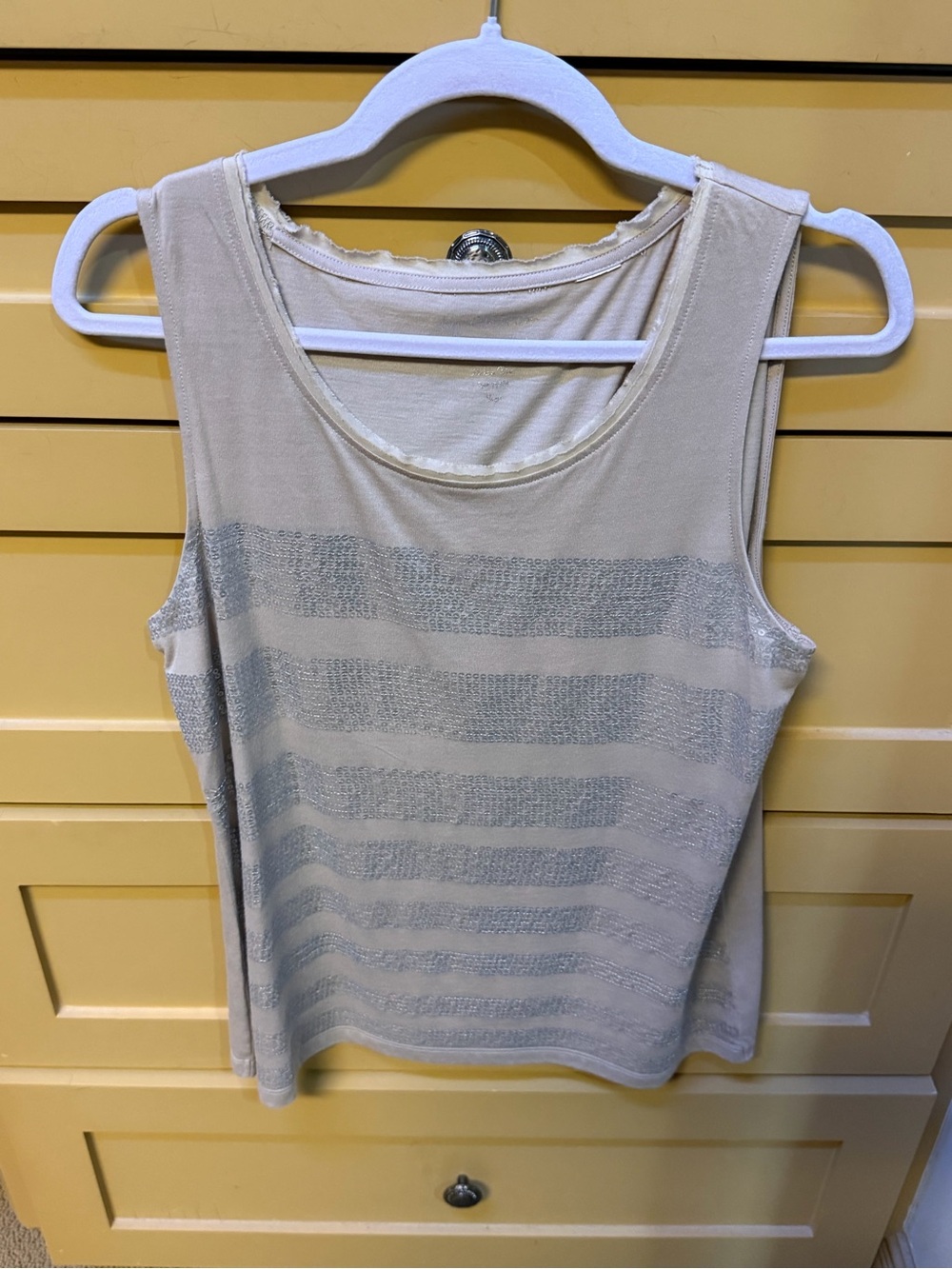 Chico's Women's Tank Top in Light Tan
